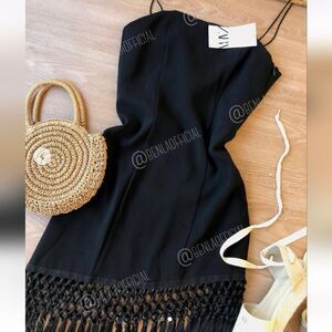 NWT ZARA FRINGED DRESS ZW COLLECTION